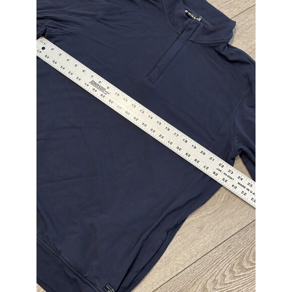 Travis Mathew Sweater Men XL Sweatshirt Quarter Zip Pull Over Golf Preppy - Picture 6 of 10